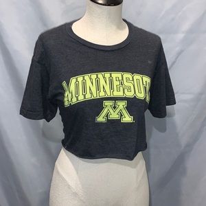 Minnesota crop top tee shirt